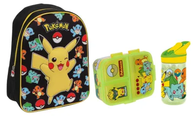 Produktbild von Pokémon-Schulset; Rucksack und Lunchbox