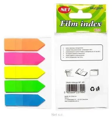 Produktbild von Transparente Neon-Registermarken 5x25K – NET