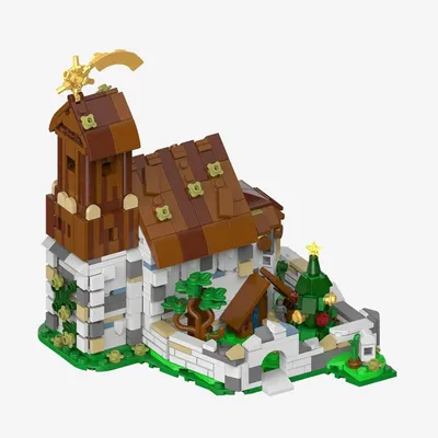 Obrázek produktu pro Adventní kalendář "Starý kostel" - 1016 stavebních kostek - Vánoční městečko