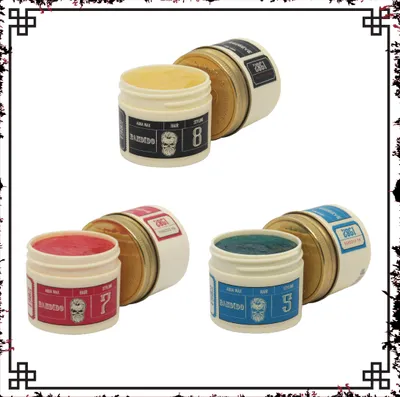 Produktbild von 3er Mix Bandido Haar Wax Hair Wax Styling Wax 125ml Black, Red, Blue