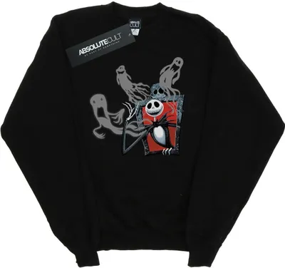 Produktbild von Disney - "Nightmare Before Christmas Ghosts Of Jack" Sweatshirt für Damen BI31711 (S) (Schwarz)