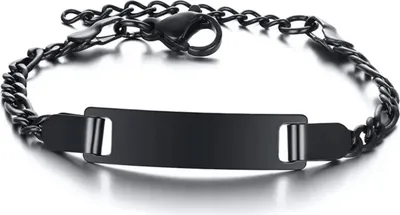 Produktbild von Elegantes Herrenarmband TO-34510 in Schwarz KP34510
