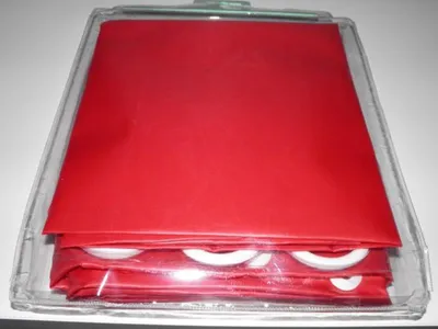 Produktbild von Textiel Douchegordijn mit Qualitätssicherung 120x200 cm Rotes Badewannenrollo