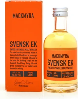 Produktbild von Mackmyra Svensk EK Miniatur Swedish Single Malt Whisky, 0,05l, alc. 46,1 Vol.-%