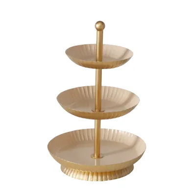 Image de Etagère CLIO à trois niveaux, hauteur 40,5 cm