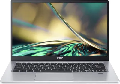 Produktbild von Acer Swift 1 SF114-34-P3WR 35,56 cm (14 Zoll) Full HD Notebook, Intel Pentium Silver N6000 Prozessor, 8 GB RAM, 256 GB SSD, Intel UHD Graphics, Windows 11 Home, QWERTZ - Silber