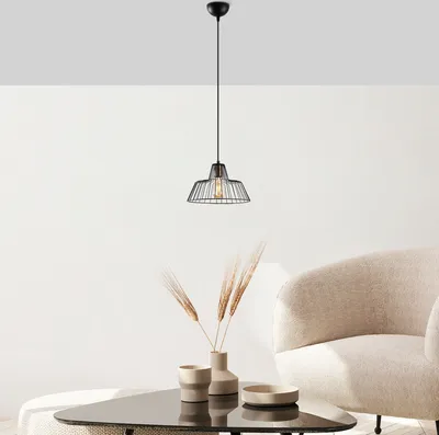 Immagine prodotto di Opviq, HAKCU- HAKCUFLG, nero, lampadario, 30 x 30 x 116 cm, corpo in metallo