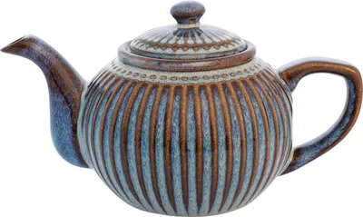 Produktbild von Greengate Alice oyster Teekanne blue 1l