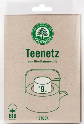 Produktbild von Lebensbaum Teenetz aus Baumwolle, 9 cm Durchmesser, Größe 2, 6er Pack, wiederverwendbar
