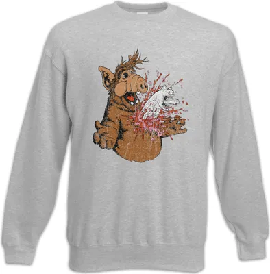 Produktbild von Urban Backwoods Melmac A Horror, Sweatshirt, Farbe: Hellgrau, Größe: M