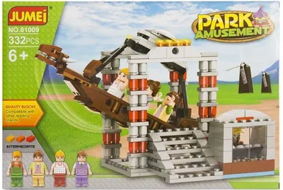 Produktbild von Jumei Freizeitpark Bausteine Set, 332 Teile