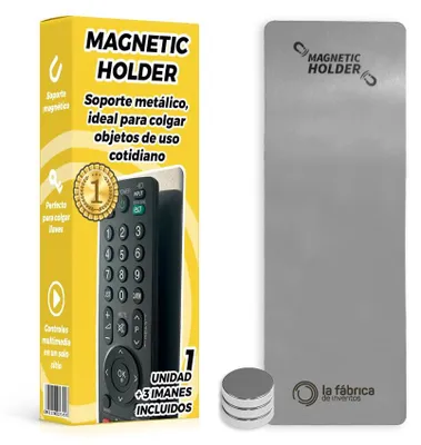 Produktbild von Fernbedienungshalter mit 1 Halterung und 3 Magneten, Wand-Schlüsselhalter