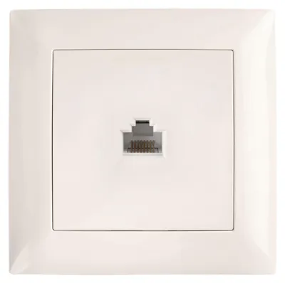 Immagine prodotto di Presa Rj45 Toolight OSTE JNH010-S + cornice Beige