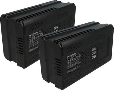 Produktbild von vhbw 2x Akku kompatibel mit Greenworks 82T16, GC82PS, 82V GB500, G82LM51SP, GC82BC, GC82CS, GC82LM46 Rasenmäher Akku-Gartengerät (4000mAh 82V Li-Ion)