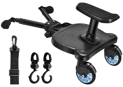 Produktbild von Buggy-Board mit Sitz für Kinderwagen - Universell und Ergonomisch