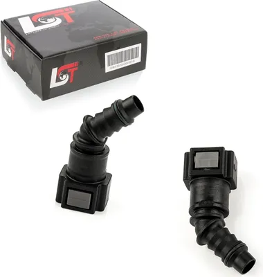 Produktbild von 2x Schnellverschluss Kraftstoffleitung Kupplung 45° 7,89x8mm für AUDI PORSCHE