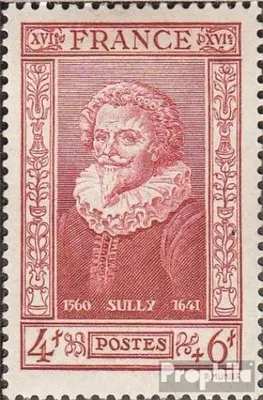 Produktbild von Briefmarken Frankreich 1943 Mi 604 mit Falz Berühmte Männer