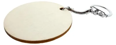 Obrázok produktu pre Creativ Company drevený prívesok na kľúče remeselná sada 12 kusov 6 cm