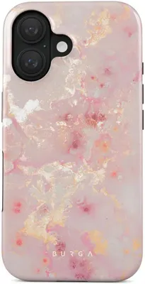 Produktbild von Hülle für Apple iPhone 16 - Burga Tough Hard Case Back Cover - Golden Coral