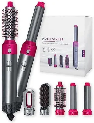 Produktbild von Famanu Rotierende Föhnbürste - Multifunktionale 5-in-1 Bürste