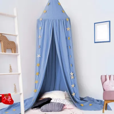 Immagine prodotto di Tenda da gioco per bambini con decorazioni a stelle e zanzariera