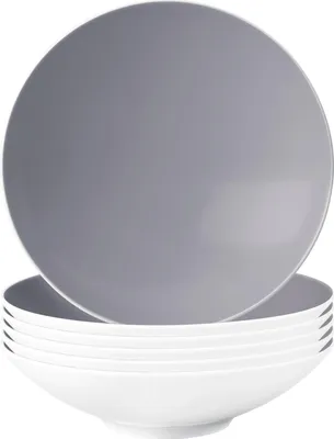 Produktbild von Seltmann Weiden Life Fashion Suppenteller ø 20 cm 6er Set - Elegant Grey