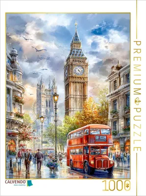 Produktbild von CALVENDO Puzzle London - Stadtimpression | 1000 Teile Lege-Größe 64x48cm Foto-Puzzle für glückliche Stunden