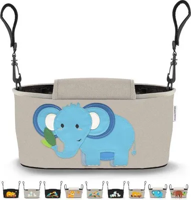 Image de Sac de rangement pour poussette avec compartiment de rangement