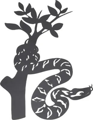 Zdjęcie produktu dla Dekoracja ścienna Snake wykonana z metalu, nowoczesna sztuka abstrakcyjna, do zawieszenia w salonie, sypialni, łazience