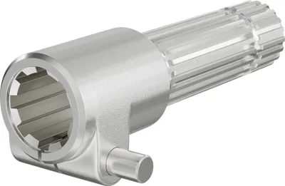 Obrázek produktu pro Kloubový hřídel, PTO 160 mm pouzdro s drážkovaným uložením hřídele 8-32x38x6 pro výstupní hřídel 1 3/8" Z21 traktoru