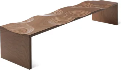 Produktbild von Casa Padrino Luxus Gartenbank Naturfarben / Braun 200 cm -  Italy