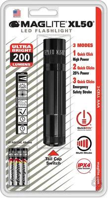 Produktbild von Mag-Lite® XL50 LED 3AAA Taschenlampe - kompakte leistungsstarke taktische Lampe