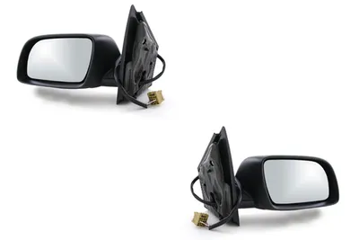 Image de Johns, convient pour VW Polo rétroviseur extérieur 02 (9N) 10/01-04/05 Set droit et gauche, noir