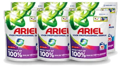 Produktbild von 6 x Ariel All-in-1 Pods Color Wasmittel - Farbschutz - Vorteilspackung - 6 Stücke