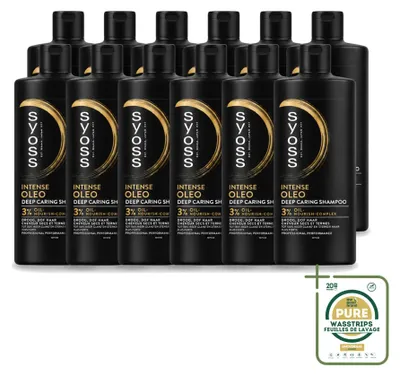 Immagine prodotto di 12 flaconi di shampoo Syoss Oleo Intense - 440 ml - Confezione risparmio - 12 pezzi