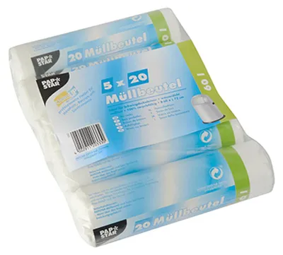 Obrázek produktu pro Papstar Müllbeutel HDPE 60l weiss