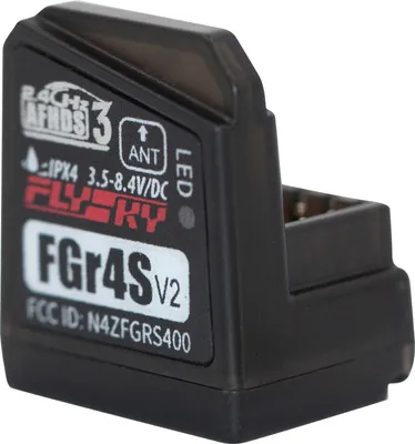 Produktbild von Flysky FGR4S V2 Přijímač AFHDS 3 Vestavěný obousměrný PWM/PPM/IBUS výstupní přijímač s jednou anténou pro RC vysílač Flysky NB4 PL18