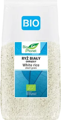 RYŻ BIAŁY OKRĄGŁY BIO 500 g - BIO PLANET