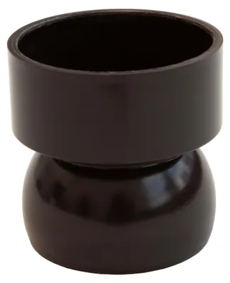 Produktbild von INEFA Bogenstück für Rohrbogen, PVC DN50 / 50mm Dunkelbraun Rohrverbinder, Dachrinnenzubehör, einfache Steckmontage,  Germany