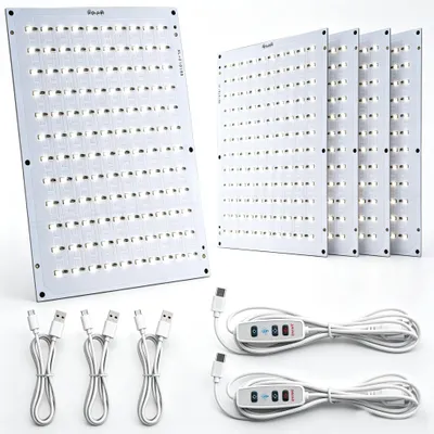 LED-Hintergrundbeleuchtungsplatine CMYK für 3D-Drucker, 5er-Set
