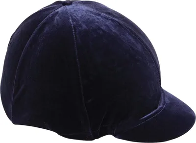 Produktbild von Shires - Helmüberzug, Samt ER636 (53 cm - 57 cm) (Marineblau)