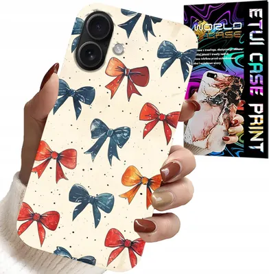 Zdjęcie produktu dla Etui Do Iphone 17 - Kolorowe Wstążki Wstążka Modne Wzory