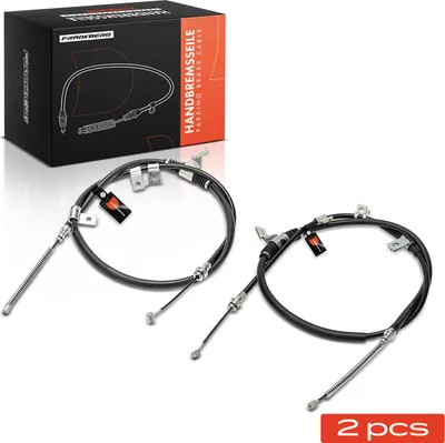 Produktbild von Frankberg 2x Seilzug Feststellbremse Hinterachse beidseitig für Mitsubishi Pajero 4 Van V8W V9W V8V