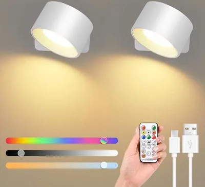 Obrázek produktu pro Sada 2 ks LED osvětlení interiéru RGB s USB a dotykovým ovládáním