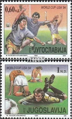 Produktbild von Briefmarken Jugoslawien 1994 Mi 2660-2661 (kompl.Ausg.) postfrisch Fußball-WM