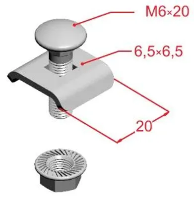 Image de Zs/zso Borne à vis