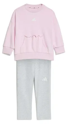 Produktbild von adidas Baby - Mädchen Seasonals Sweat Set Infants Track_Suit, clear pink/black,
