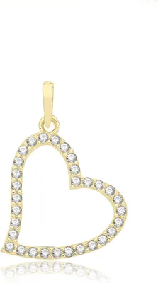 Image de Pendentif Femme Or 375/1000 avec Oxyde de Zirconium - 20mm*14mm; TRS359969KY