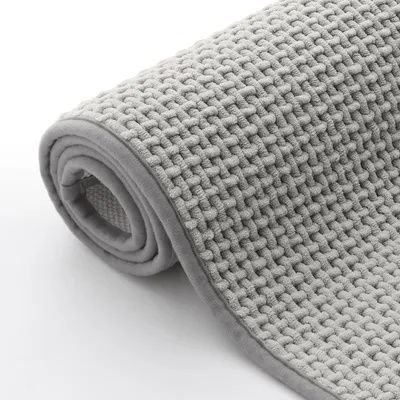 Zdjęcie produktu dla Mata do kąpieli z weluru, 60x90 cm, miękka i chłonna, antypoślizgowa