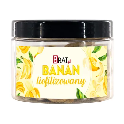 Zdjęcie produktu dla Banan liofilizowany 50g Brat.pl